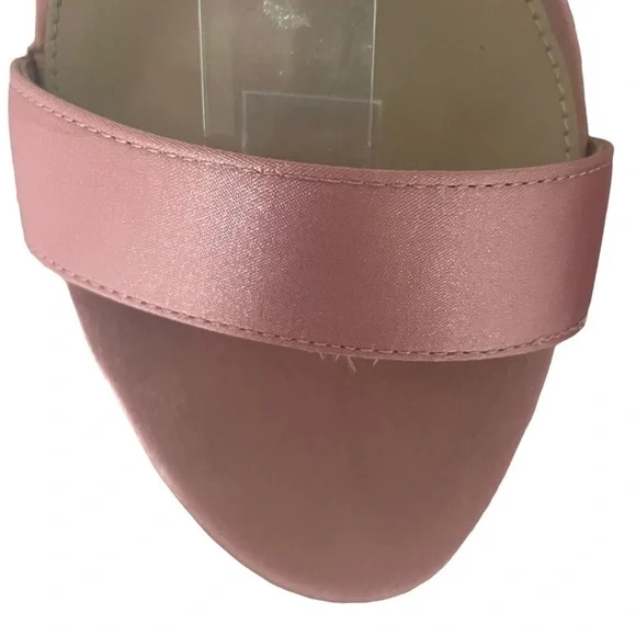 BHLDN Egret Heels In Pink Blush Size 8 - Picture 8 of 12